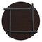 Regency Kee Folding Tables, 36 W, 36 L, 29 H, Wood, Metal Top, Mahogany TBF36RNDMHBK - alternate 3